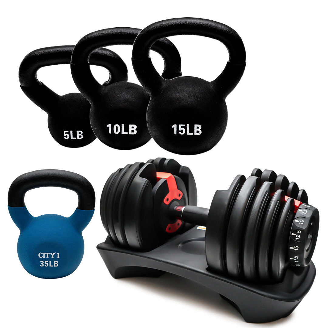 2. Dumbbells, Weights, Kettlebells, & Bars